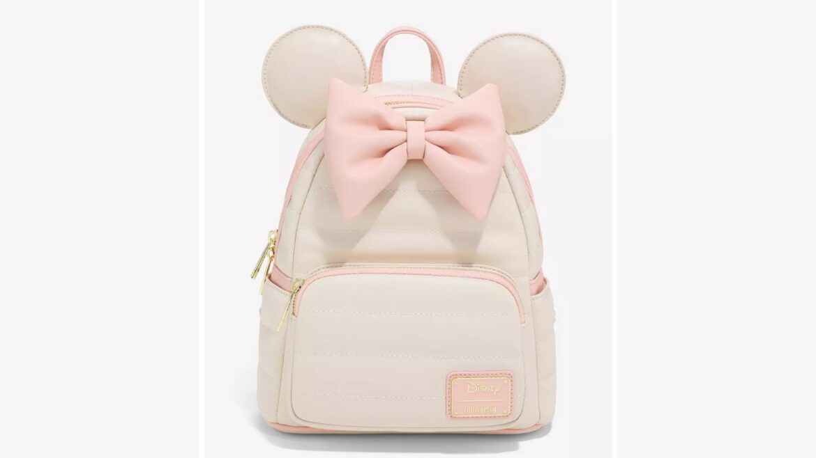 Super Cute Minnie Mouse Pink Tonal Puff Backpack Exclusively At BoxLunch Gifts!
