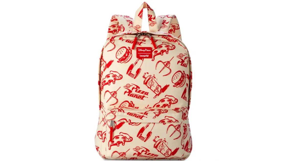 New Pizza Planet Loungefly Backpack Has Been Delivered At The Disney Store!
