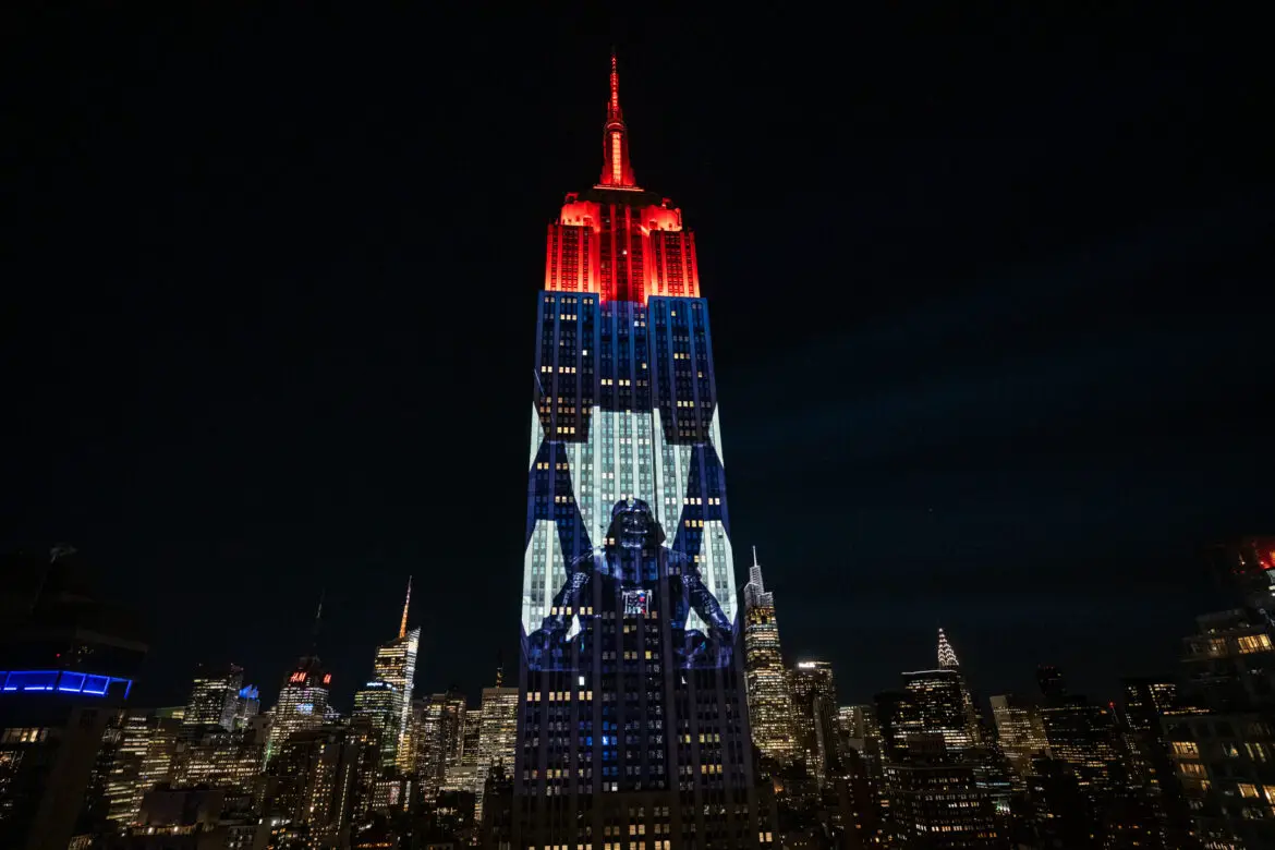 Star Wars Takes Over the Empire State Building in New York City