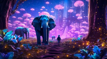Verse Orlando- The Unreal Garden - Elephants