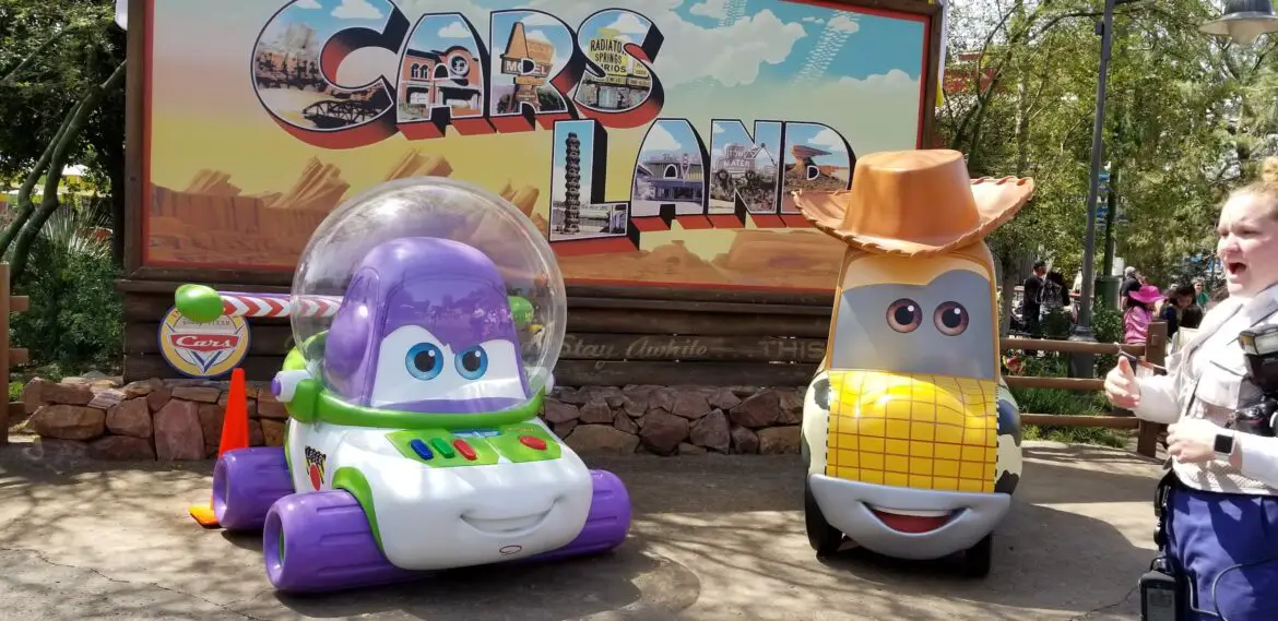 Pixar Fest Props for Cars Land Seen Heading to Disney California Adventure