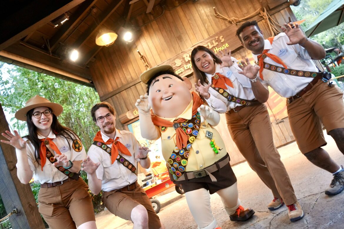 Dug and Russell have returned to the Wilderness Explorers Clubhouse at Disney’s Animal Kingdom