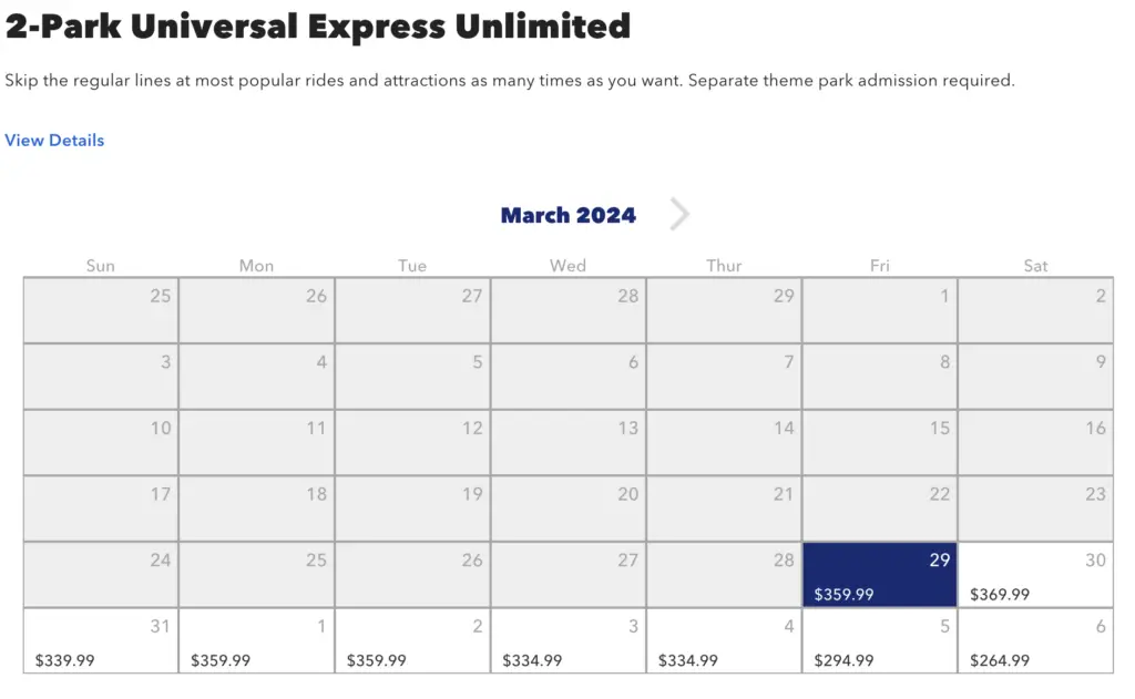 express-unlimited-easter-weekend-cost