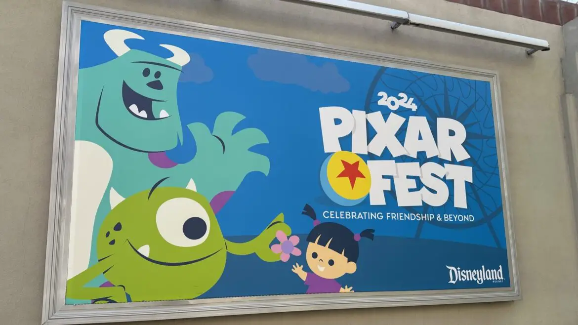 Pixar Fest Decorations Starting to Show Up Ahead of Festival