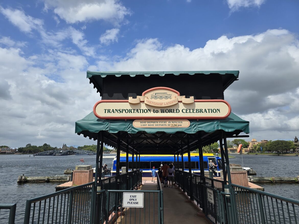 Germany Friendship Boat Dock Reopens in EPCOT