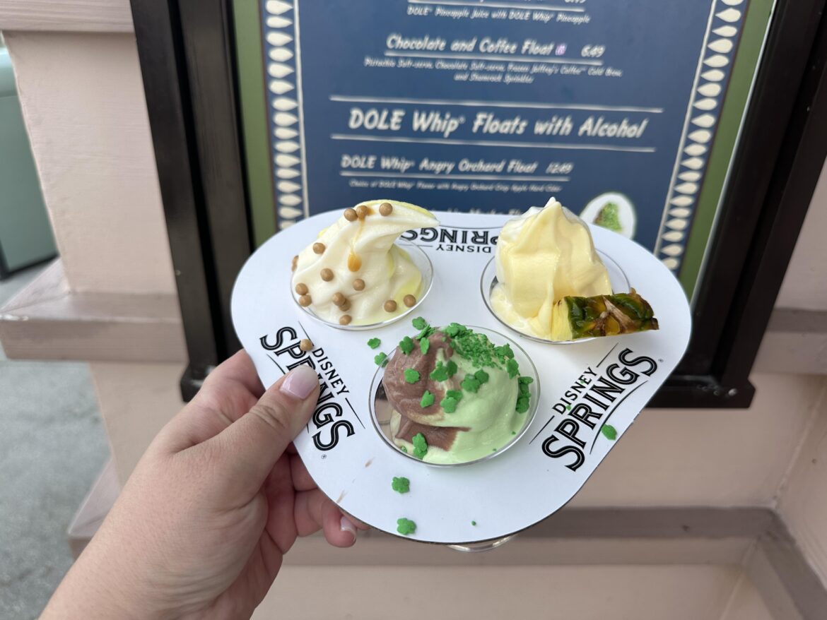 New Dole Whip Flight at Swirls on the Water in Disney Springs
