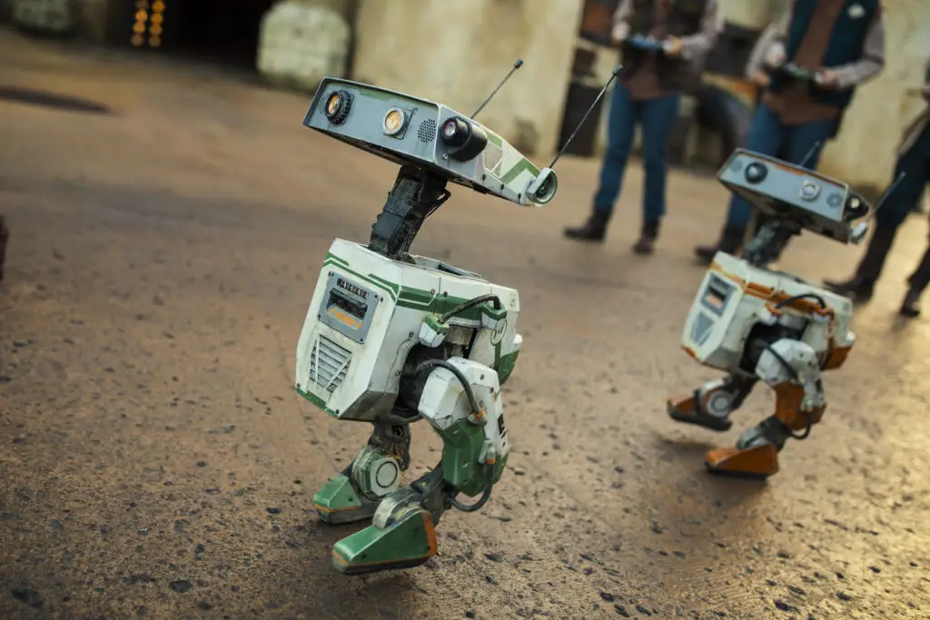 BDX Droids Appear at Star Wars: Galaxy’s Edge in Disneyland Park During Season of the Force