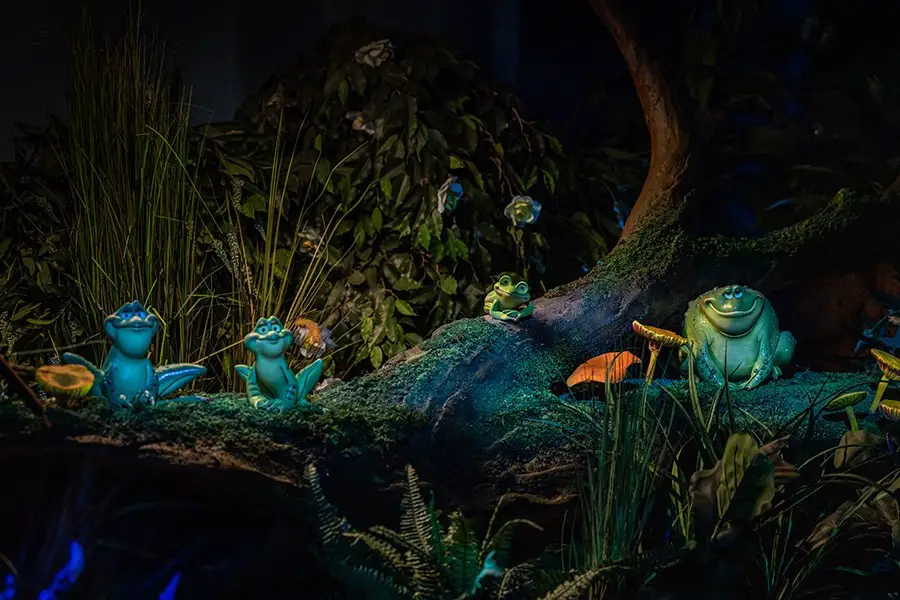 First Look at the Frog Musicians Coming to Tiana’s Bayou Adventure