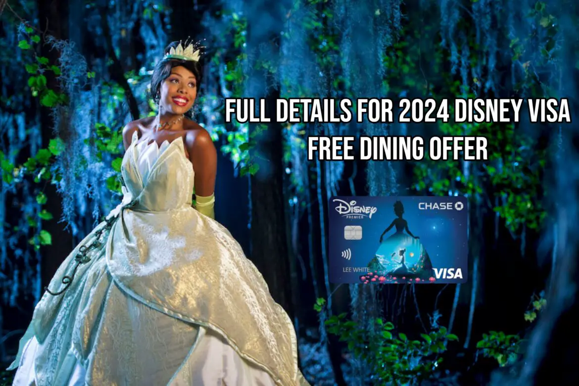 Full Details for 2024 Disney Visa Free Dining Offer at Walt Disney World