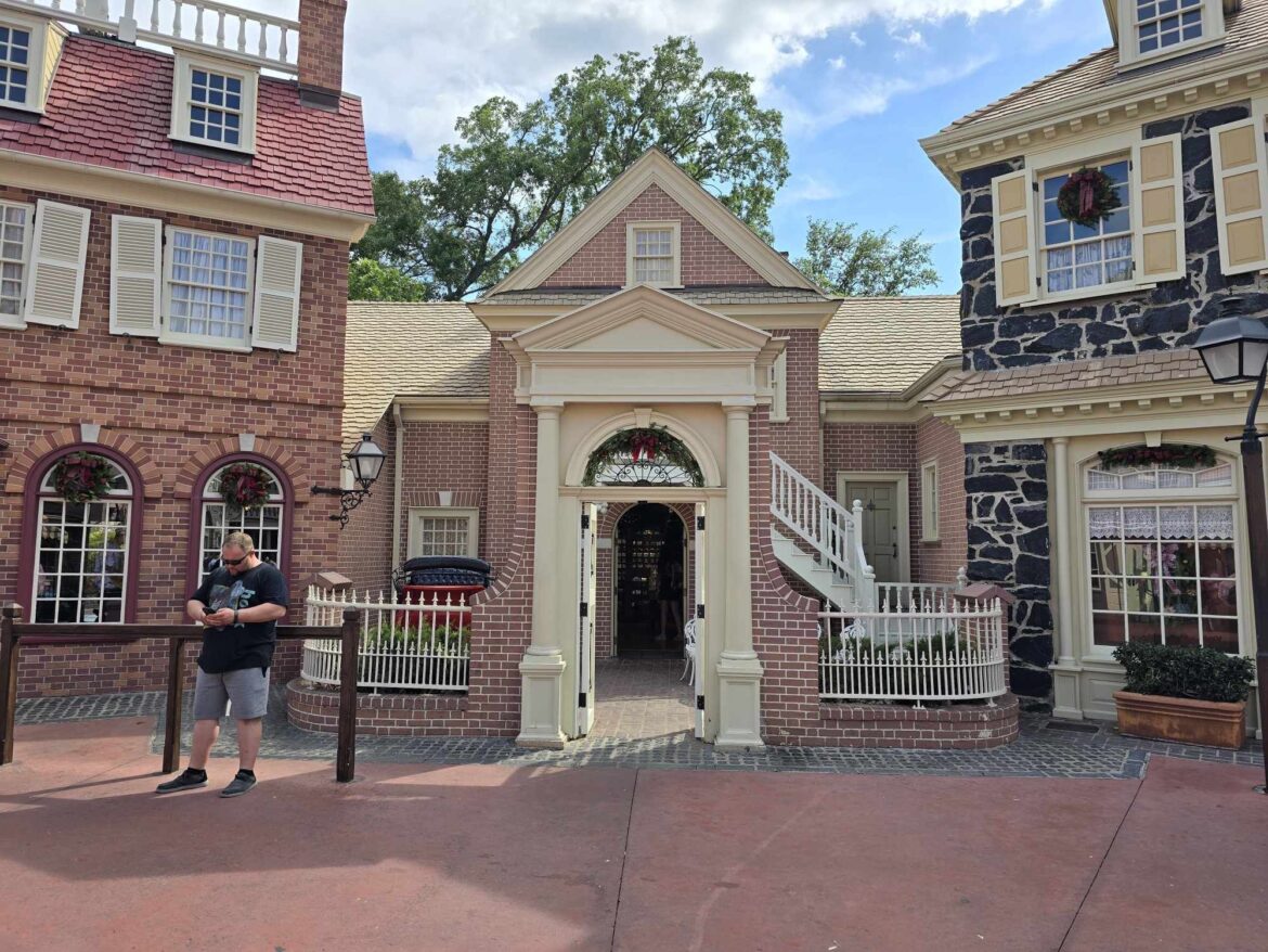 Walls are down outside Ye Olde Christmas Shoppe as Refurbishment is Almost Complete