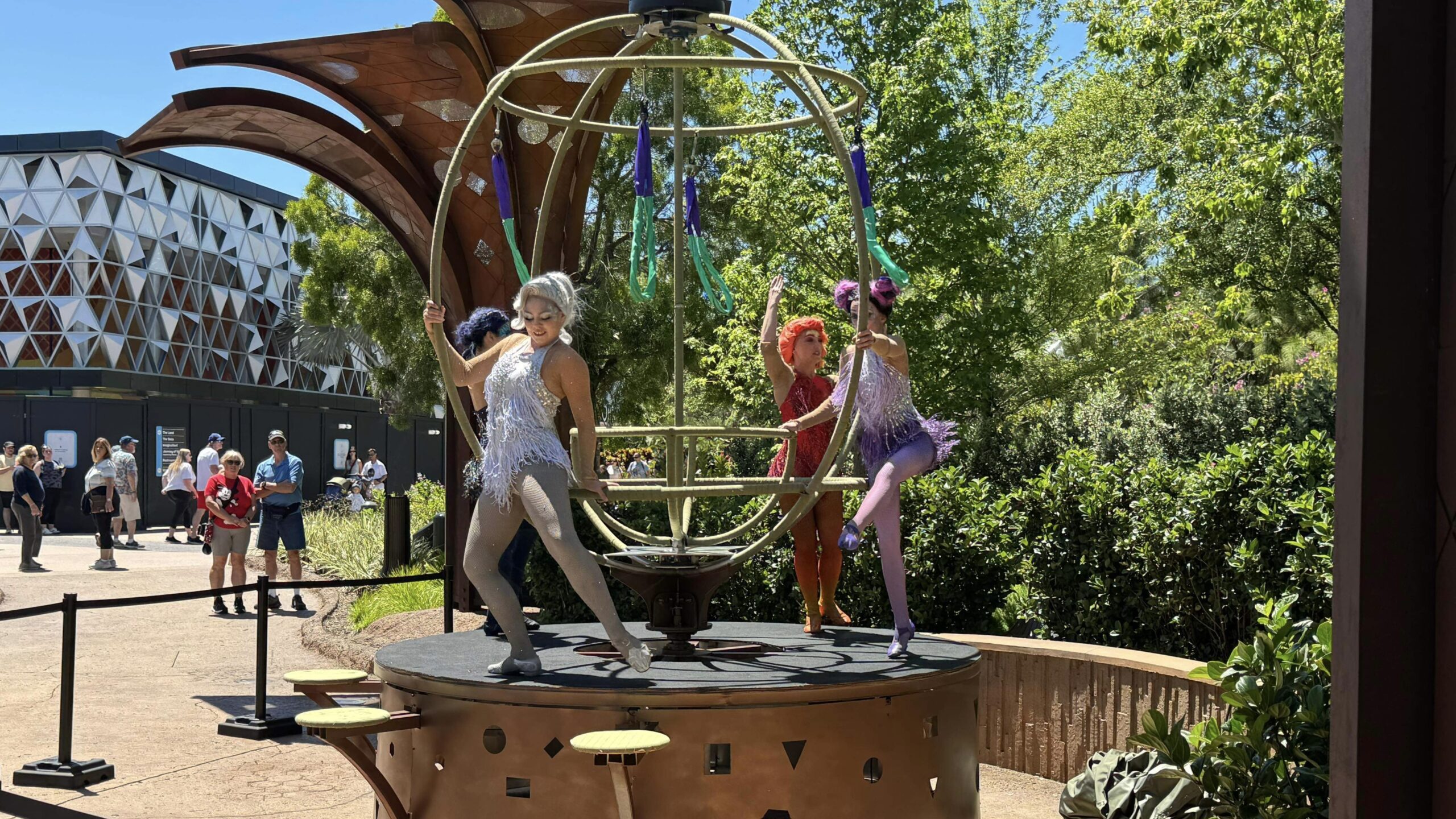 Epcot Debuts New Forces Of Nature Acrobatics Show 