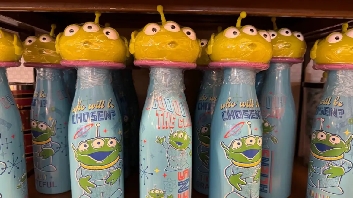 Toy Story Alien Stainless Steel Water Bottle Landed At Hollywood Studios!