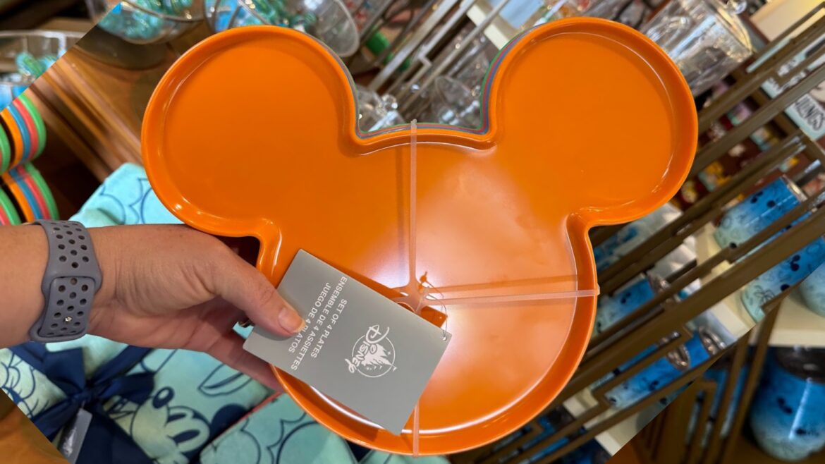 New Mickey Mouse Icon Plate Set Spotted At Hollywood Studios!