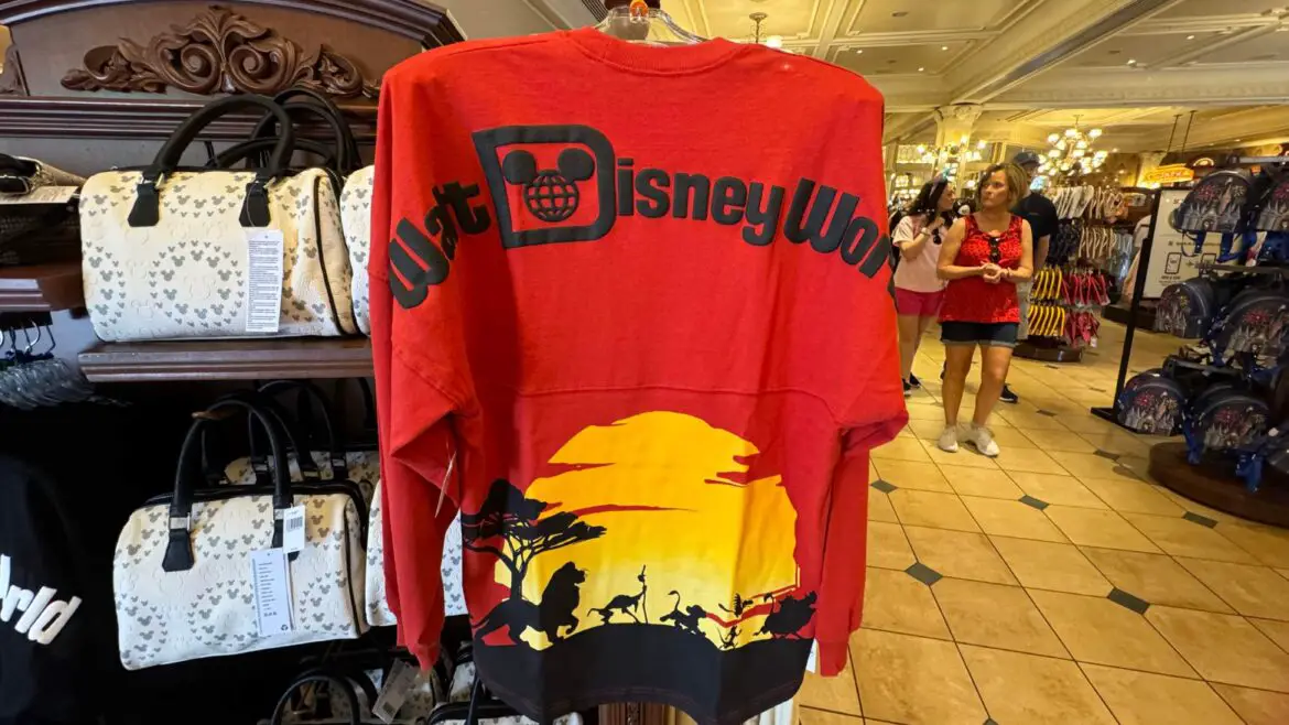 Super Cute Lion King Spirit Jersey Spotted At Magic Kingdom!