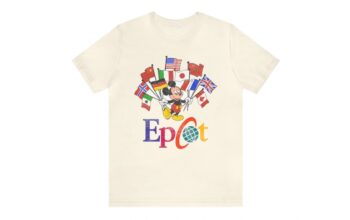 Mickey Flags of Nations Epcot T-Shirt