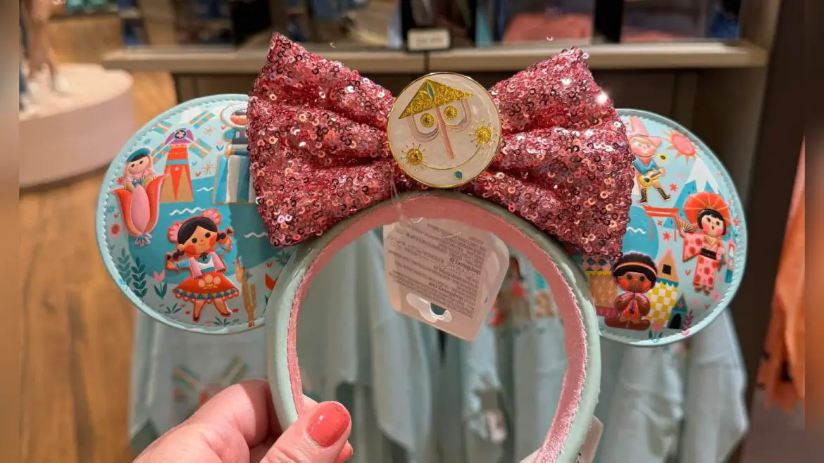 New It’s A Small World Ear Headband Sailed Into Disney Springs!