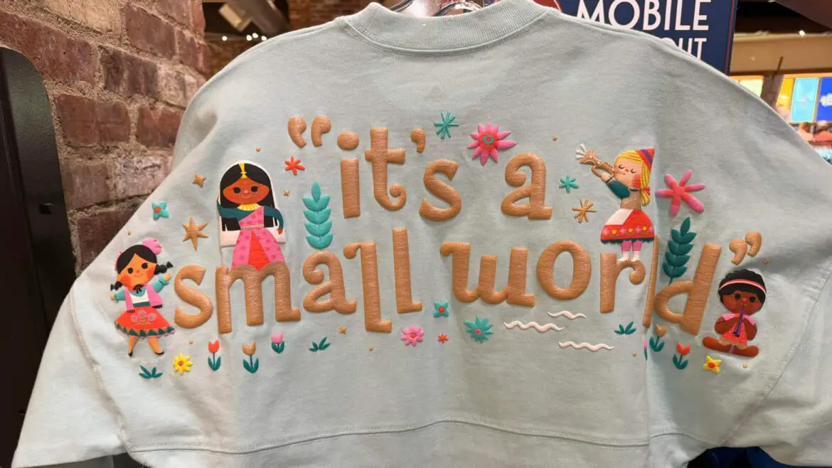 Whimsical It’s A Small World Spirit Jersey Now At Disney Springs!