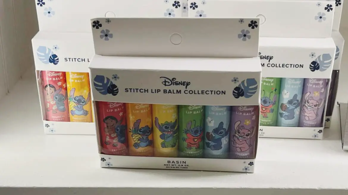 New Stitch Lip Balm Set from Basin Available At Walt Disney World!