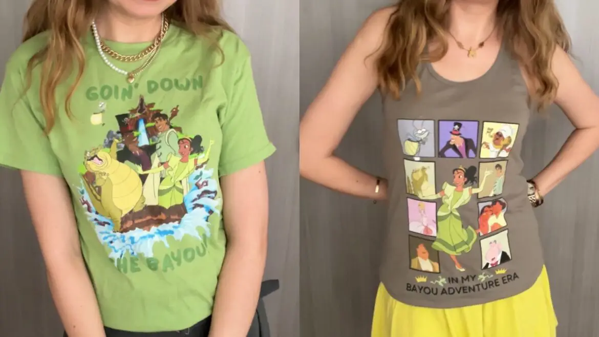 Get Ready For Tiana’s Bayou Adventure Grand Opening With These Fun T-Shirts!