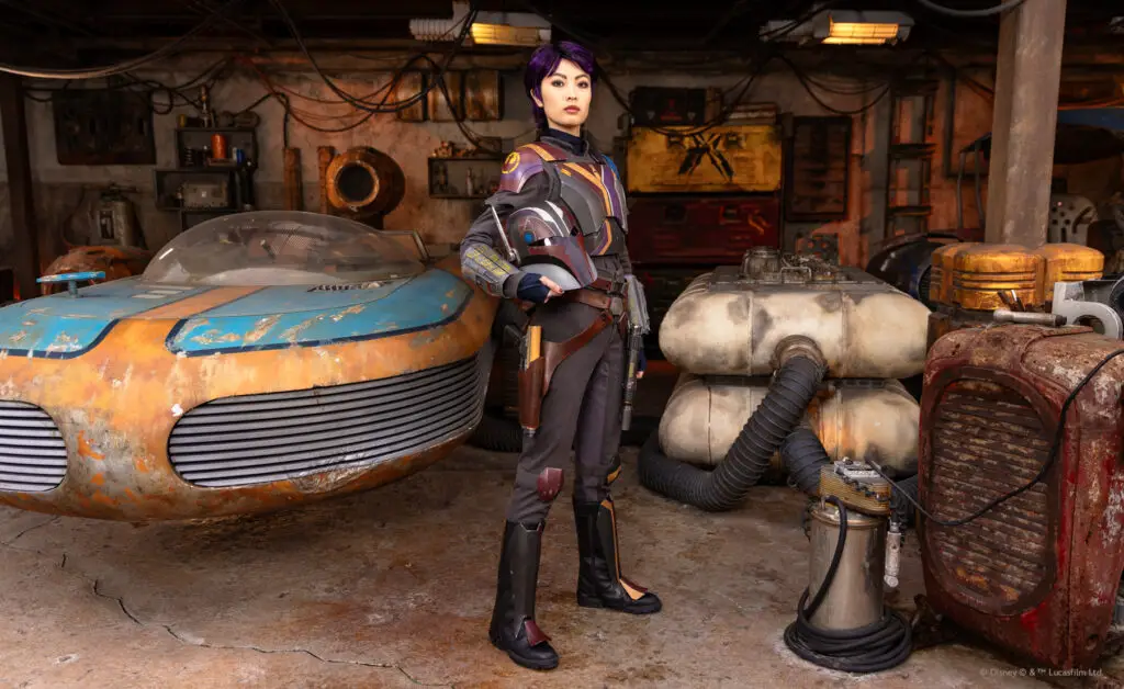 Sabine Wren Arrives at Star Wars: Galaxy’s Edge in Disneyland Park