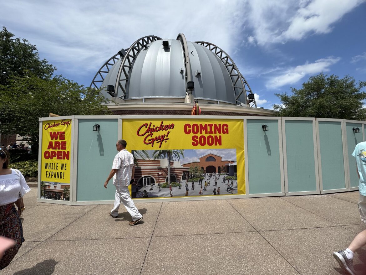 New Outdoor Seating Area Coming to Chicken Guy in Disney Springs