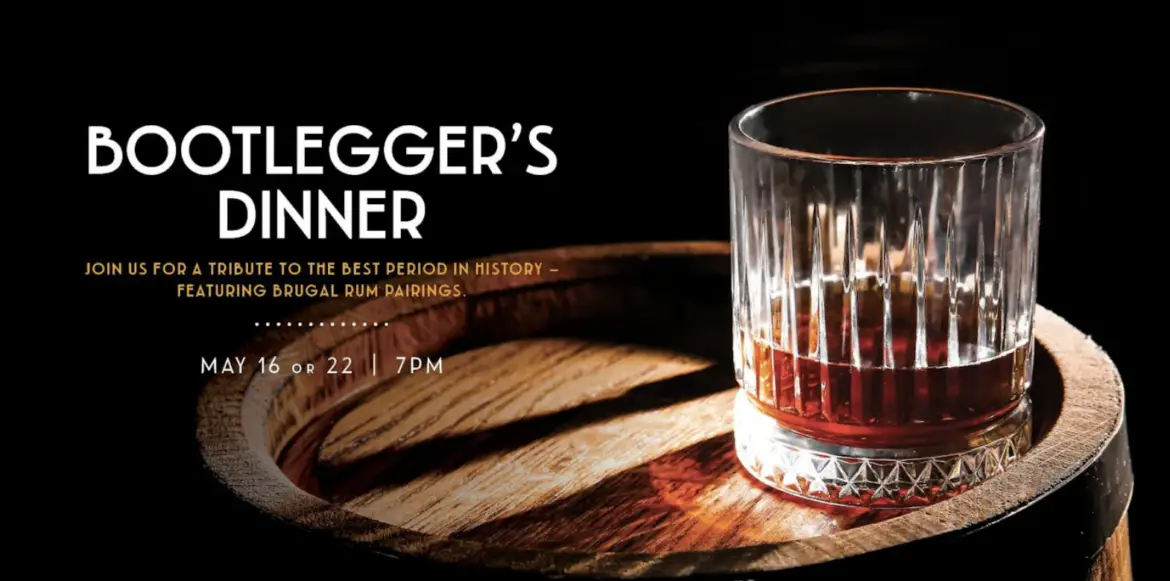 Enzo’s Hideaway to Host a Bootlegger’s Dinner on May 16th and May 22nd
