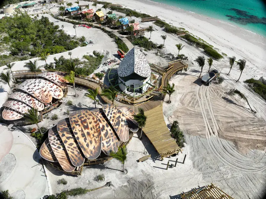 Disney Shares Behind the Scenes Look at the Construction on Lighthouse Point at Lookout Cay