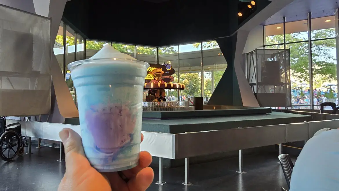 We tried the Sully Slush at Cosmic Rays in the Magic Kingdom