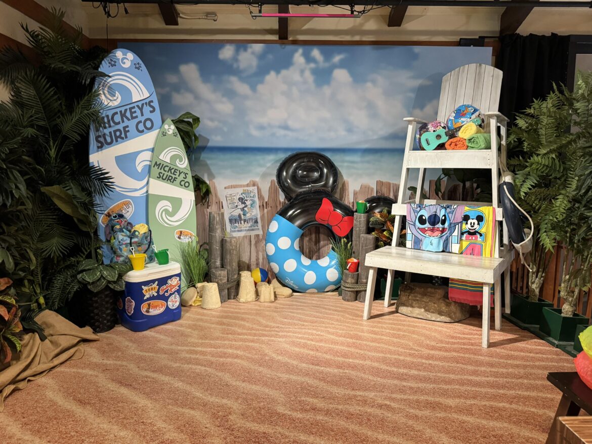 Disney Springs PhotoPass Studio Debuts Summery Beach-Themed Photo Op
