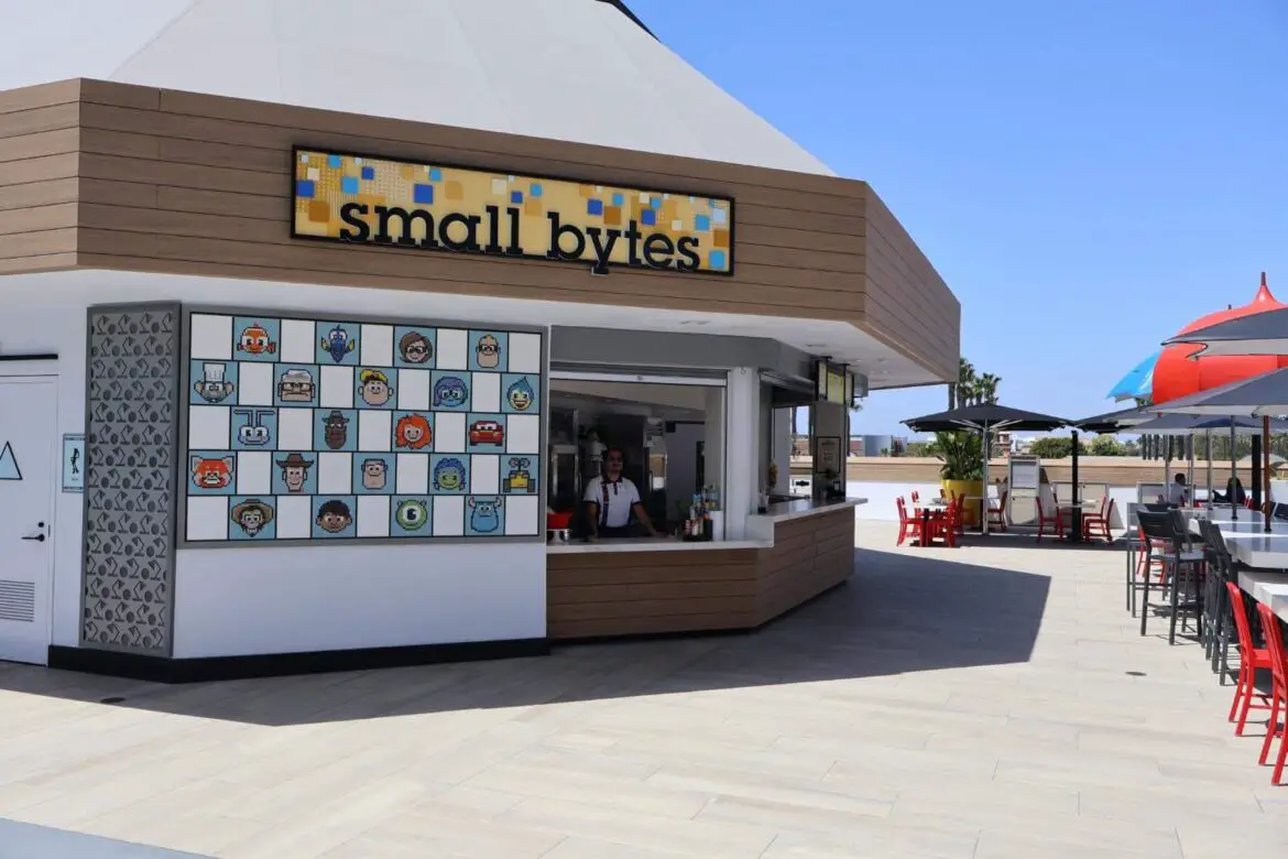 Small Bytes Now Open at Pixar Place Hotel – First Look at the New Menu