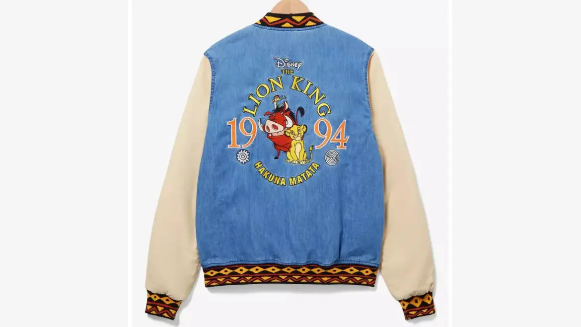 New The Lion King Denim Bomber Jacket Exclusively Available At BoxLunch Gifts!