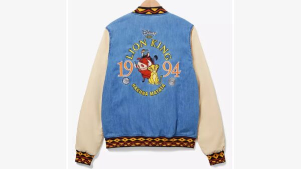 The Lion King Denim Bomber Jacket