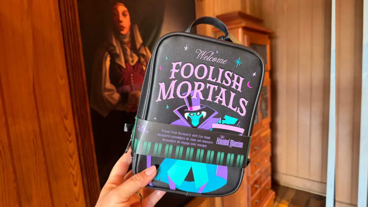 Haunted Mansion Foolish Mortals Travel Bag Spotted At Magic Kingdom!