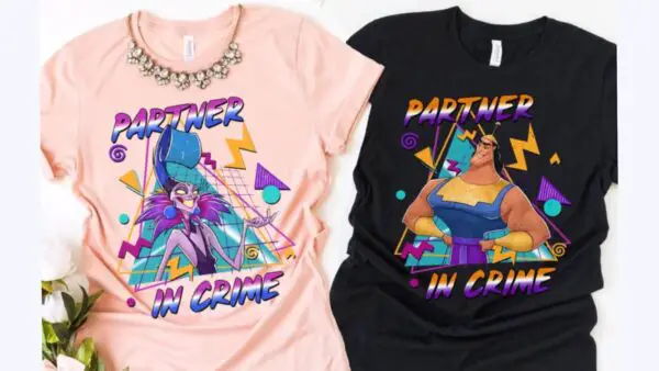 Retro 90s Kronk and Yzma Partner in Crime Couple Shirts