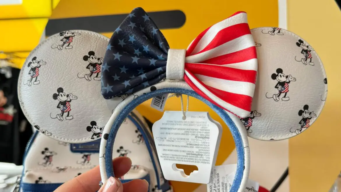 New Mickey Mouse Americana Loungefly Ear Headband To Wear With Pride!