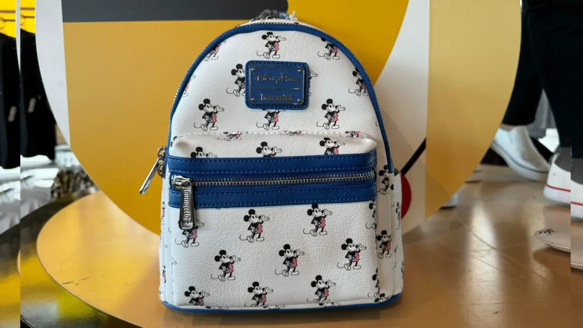 Mickey Mouse Americana Loungefly Backpack Spotted At Epcot!