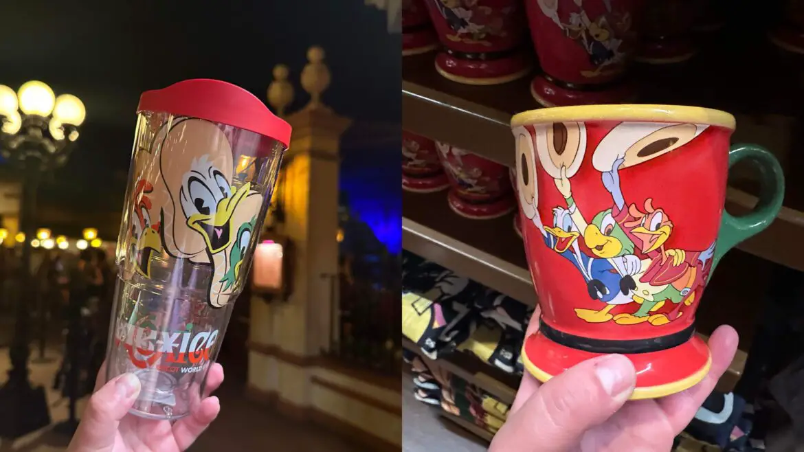 Sip, Sip, Hooray! New The Three Caballeros Drinkwear Arrived To Epcot’s Mexico Pavilion!