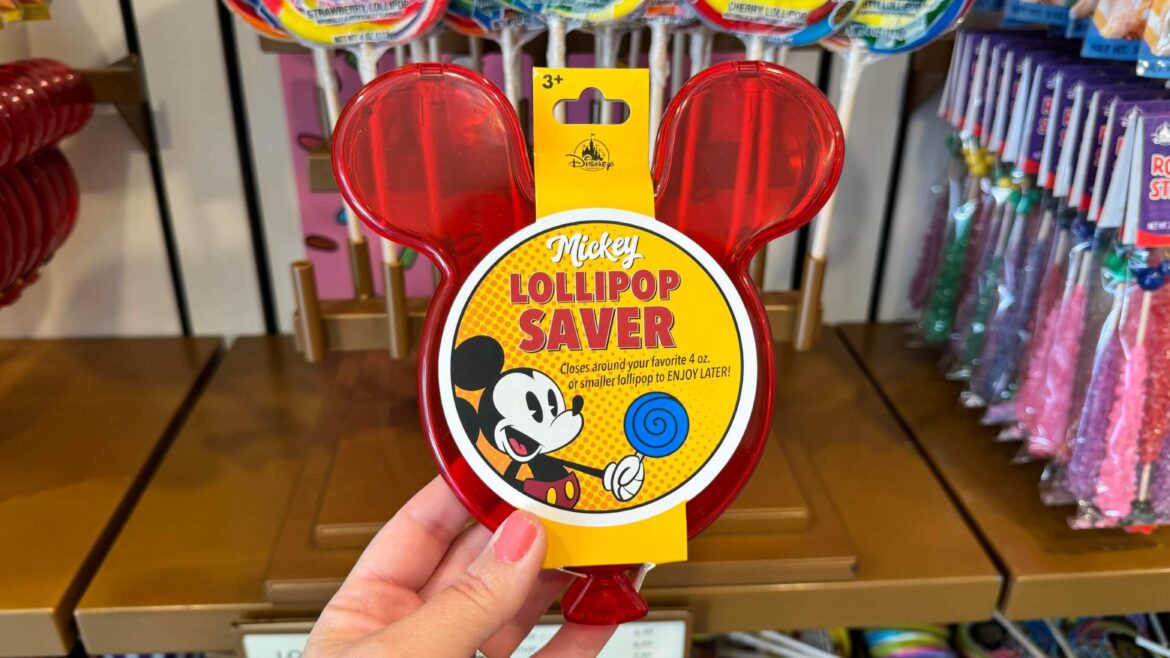 Keep The Magic Alive: The Mickey Mouse Lollipop Saver Keeps Your Sweet Treat Fresh!