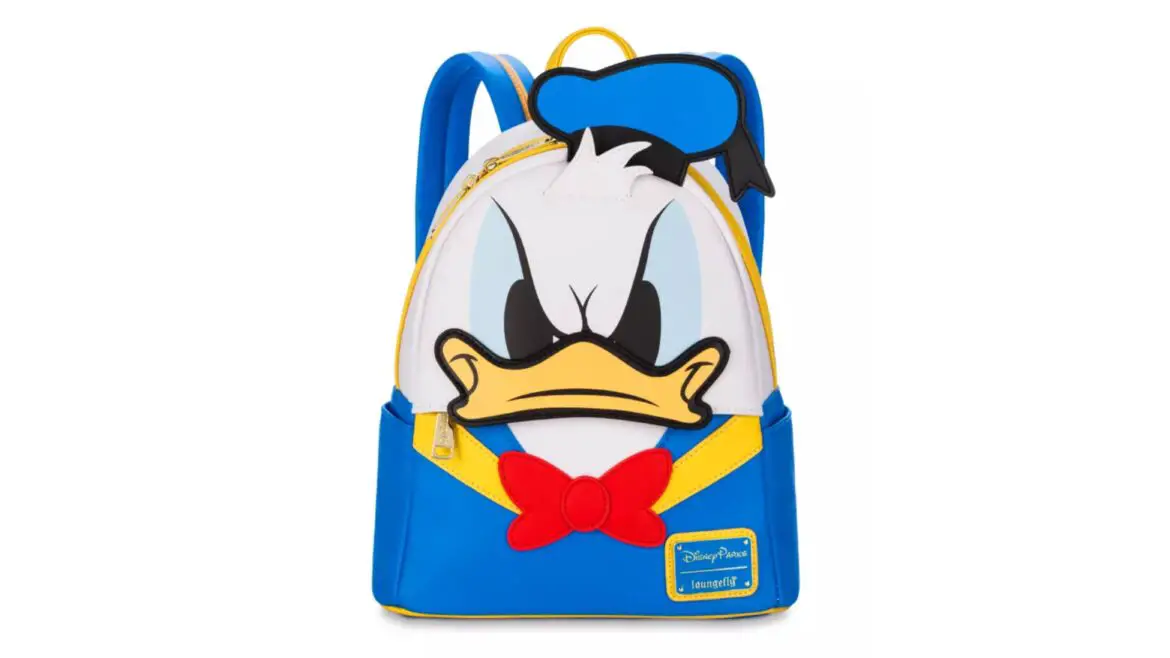 Our Favorite Duck Gets Feisty With This Donald Duck Color Changing Loungefly Backpack!