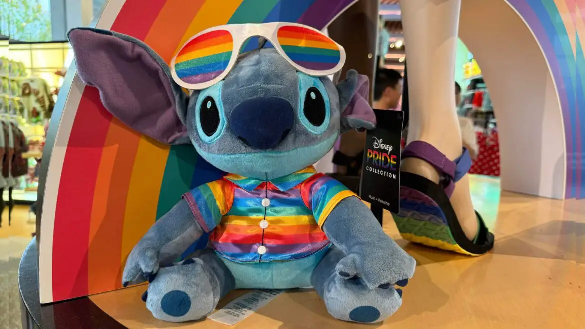 The Adorable New Stitch Pride Plush is Here to Cuddle with Aloha and Pride!