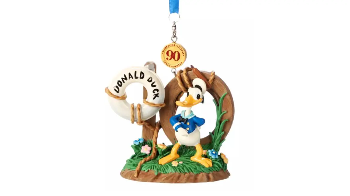 Quack Up Your Holidays with the Limited Edition Donald Duck 90th Anniversary Legacy Sketchbook Ornament!
