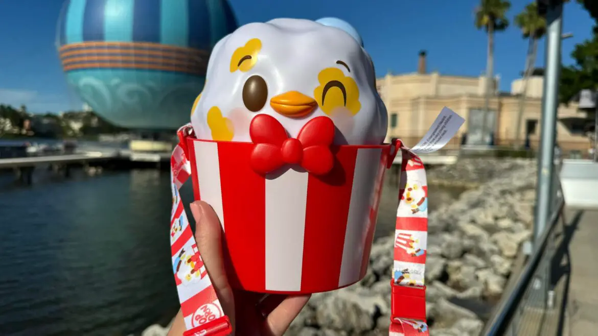Waddle Your Way to Deliciousness: The Donald Duck Munchlings Popcorn Bucket Arrives at Disney Springs!