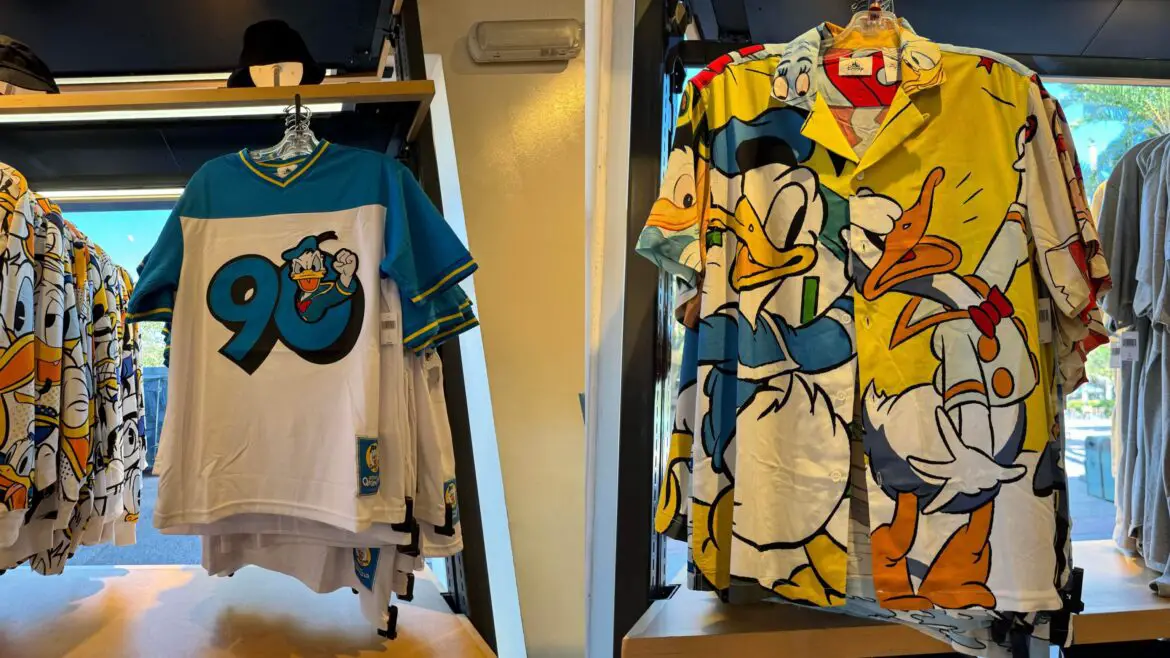 Gear Up for 90 Years of Quacking Fun: New Donald Duck 90th Anniversary Shirts Score a Touchdown!