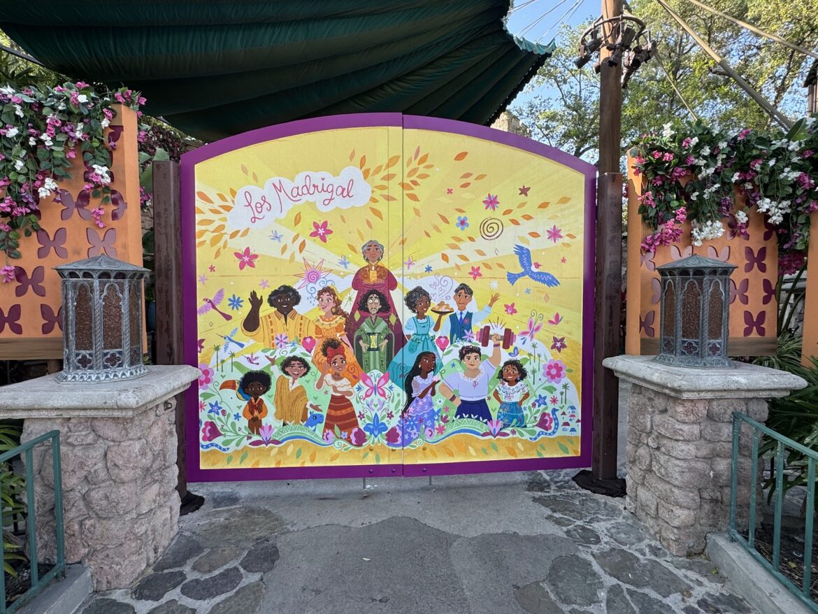 Updated Gates Return to Mirabel Meet and Greet Area in the Magic Kingdom