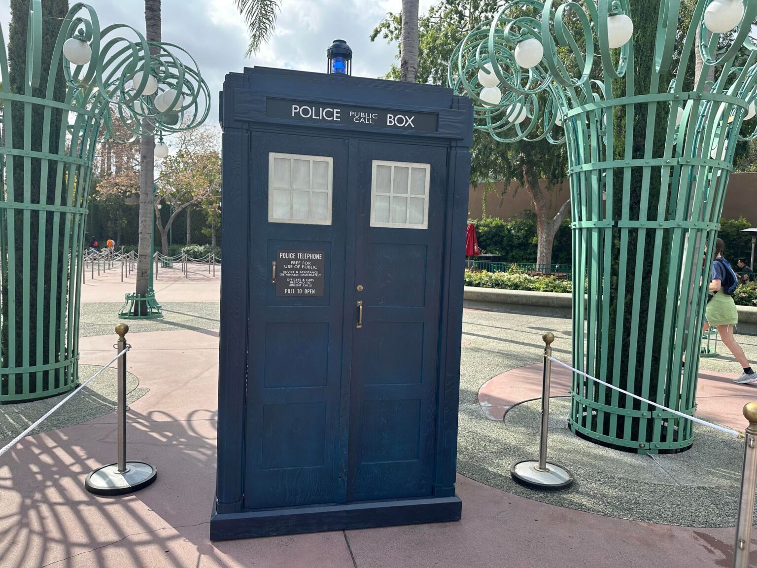 Tardis from Doctor Who Materializes at Disneyland | Chip and Company