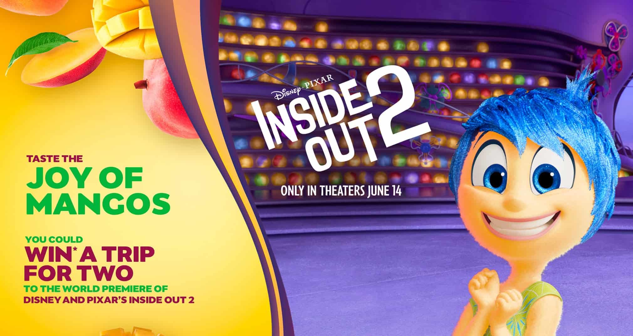 Win a Trip for Two to the World Premiere of Disney Pixar's Inside Out 2 ...