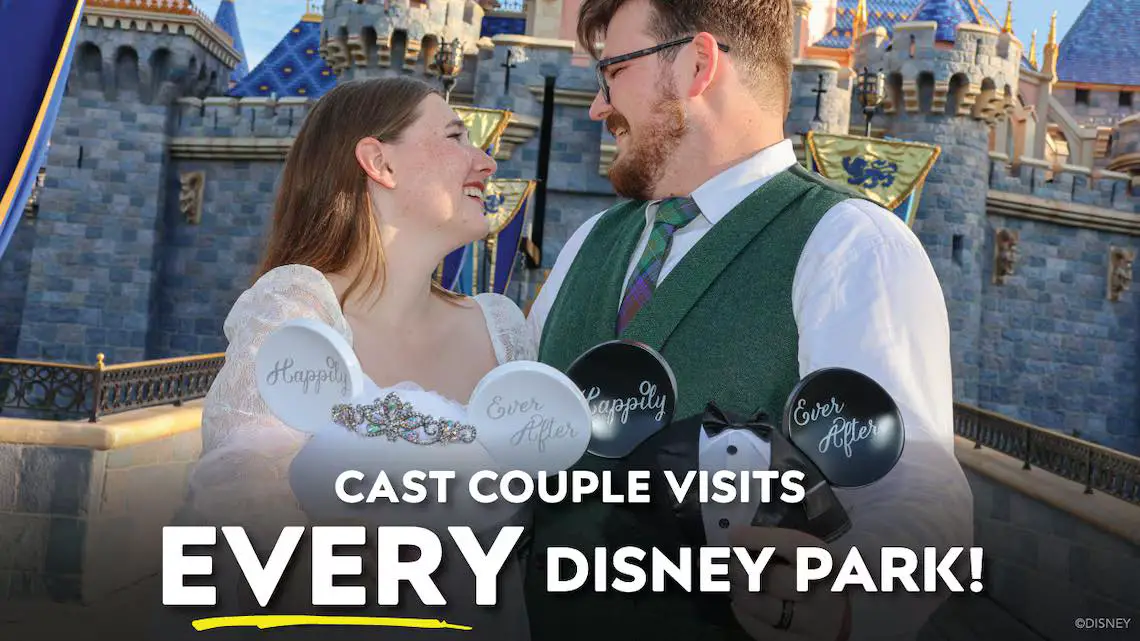 Disney Cast Member Couple Visits Every Disney Park for Honeymoon