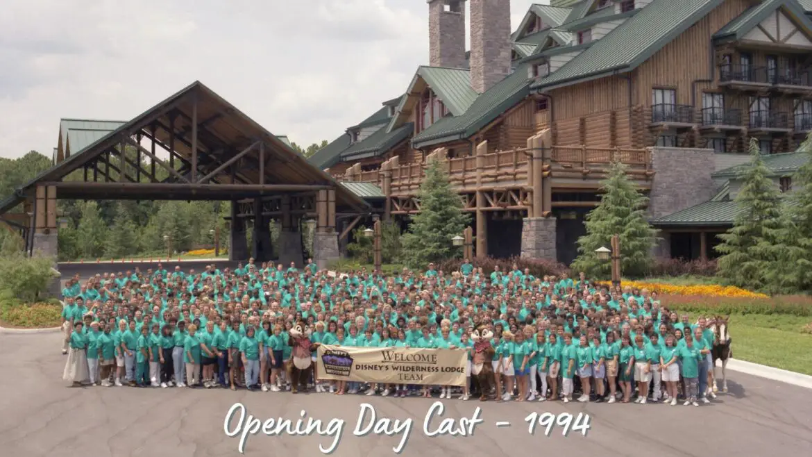 Disney Cast Members Celebrate the 30th Anniversary of the Wilderness Lodge