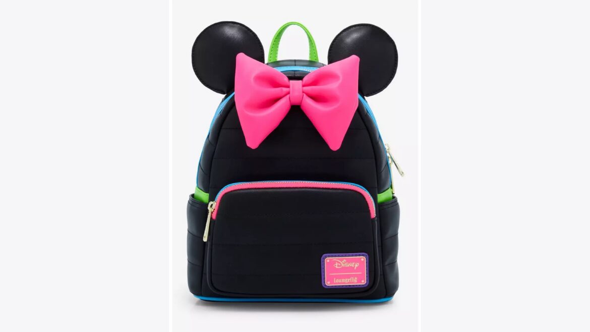 Rock the Parks in Neon with the BoxLunch Exclusive Minnie Mouse Neon Ears Loungefly Backpack!