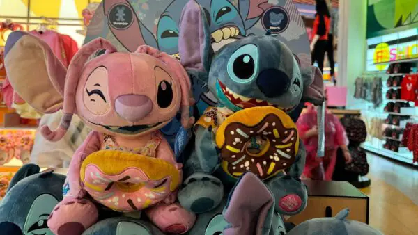 Stitch and Angel Donut Plushes